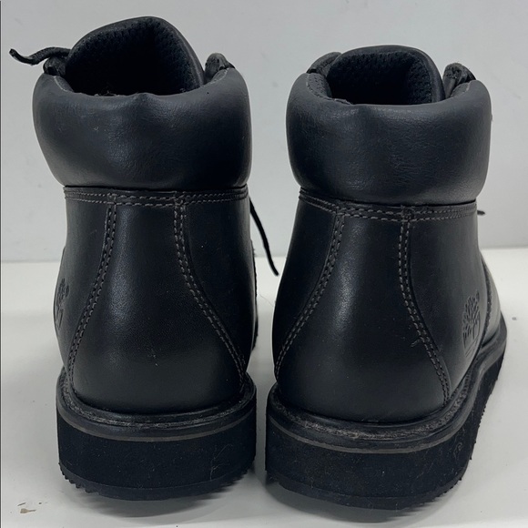 Timberland Black Leather Boots Size 10 - Picture 2 of 8
